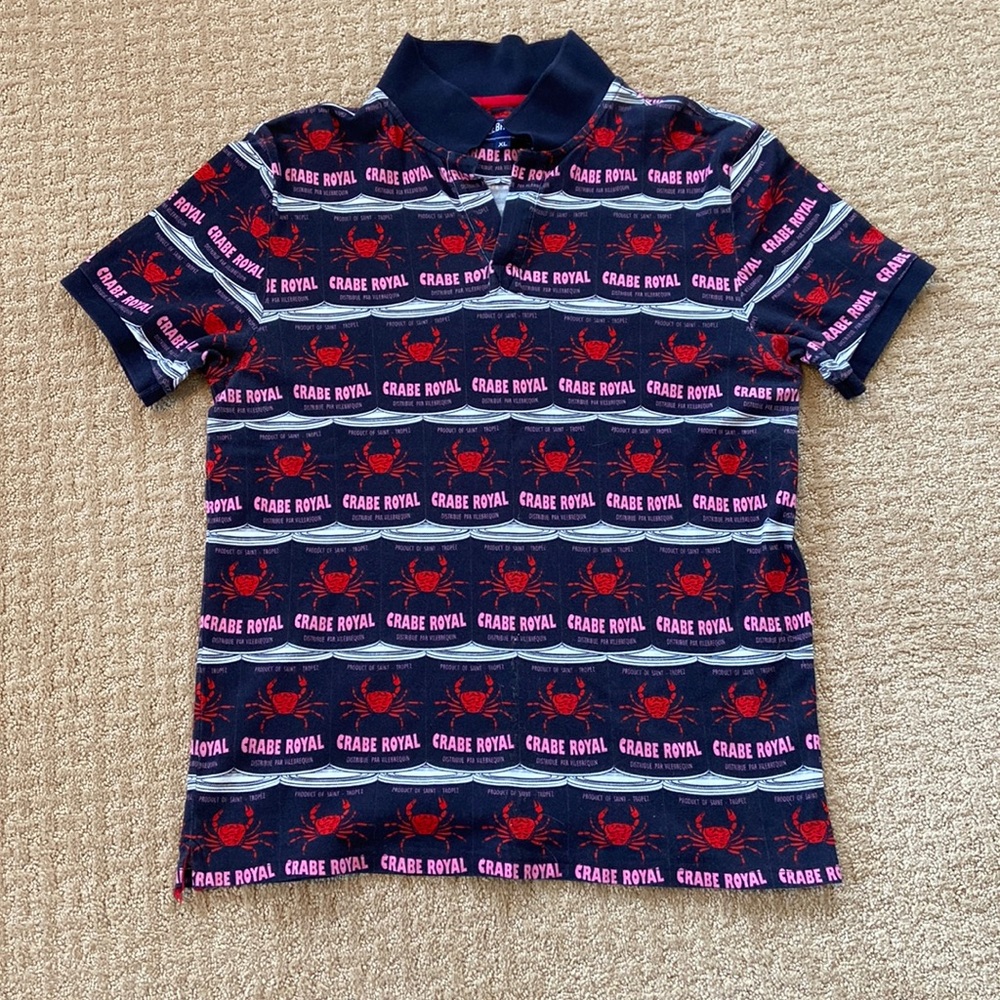 Euc Vilbrequin Polo Crabe Royals size XL